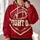 Football Shield FIGHT ON Motto for Game Day and Everyday Casual Wear for Football Fans All-over Print Hoodie (Lightweight) - 2