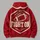 Football Shield FIGHT ON Motto for Game Day and Everyday Casual Wear for Football Fans All-over Print Hoodie (Lightweight) - 5