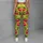 Pink Strawberries on Sunny Yellow for Yoga, Pilates, and Casual Summer Wear Leggings - 6