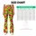 Pink Strawberries on Sunny Yellow for Yoga, Pilates, and Casual Summer Wear Leggings - 7