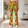 Pink Strawberries on Sunny Yellow for Yoga, Pilates, and Casual Summer Wear Leggings - 10