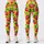 Pink Strawberries on Sunny Yellow for Yoga, Pilates, and Casual Summer Wear Leggings - 3
