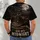 Moonlit Cowboy Hat and Desert Night for Western Ranchwear and Casual Country Style Wear All-over Print Unisex T-shirt - 6