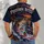 Patriotic Bass Fishing Under a Halloween Moon for Anglers and Outdoor Nights All-over Print Unisex T-shirt - 6