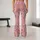 Pink Paisley Blooms for Yoga, Pilates, and Everyday Studio-to-Street Style for Women Leggings - 10