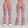 Pink Paisley Blooms for Yoga, Pilates, and Everyday Studio-to-Street Style for Women Leggings - 9