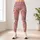 Pink Paisley Blooms for Yoga, Pilates, and Everyday Studio-to-Street Style for Women Leggings - 4