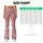 Pink Paisley Blooms for Yoga, Pilates, and Everyday Studio-to-Street Style for Women Leggings - 7