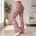 Pink Paisley Blooms for Yoga, Pilates, and Everyday Studio-to-Street Style for Women Leggings - 12
