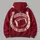 Horseshoe Football Emblem for Game Day and Casual Weekend Wear for Football Fans All-over Print Hoodie (Lightweight) - 5