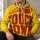 Vintage Football Touchdown Lettering for Game Day and Casual Fall Wear for Football Fans All-over Print Hoodie (Lightweight) - 6