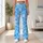 Icy Blue Snowflakes for Winter Yoga, Pilates, and Everyday Activewear Leggings - 12