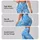 Icy Blue Snowflakes for Winter Yoga, Pilates, and Everyday Activewear Leggings - 8