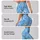 Icy Blue Snowflakes for Winter Yoga, Pilates, and Everyday Activewear Leggings - 2