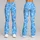 Icy Blue Snowflakes for Winter Yoga, Pilates, and Everyday Activewear Leggings - 9