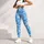 Icy Blue Snowflakes for Winter Yoga, Pilates, and Everyday Activewear Leggings - 4