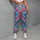 Vibrant Tie Dye Floral Bursts for Yoga, Pilates and Everyday Activewear Leggings - 5