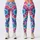 Vibrant Tie Dye Floral Bursts for Yoga, Pilates and Everyday Activewear Leggings - 3