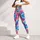 Vibrant Tie Dye Floral Bursts for Yoga, Pilates and Everyday Activewear Leggings - 4