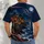 Moonlit Tropical Coastal Cityscape for Relaxed Summer Evenings by the Seaside All-over Print Unisex T-shirt - 6