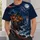 Moonlit Tropical Coastal Cityscape for Relaxed Summer Evenings by the Seaside All-over Print Unisex T-shirt - 5