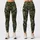 Dark Green Rose Floral Motifs for Yoga, Pilates, and Everyday Errands Leggings - 3