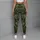 Dark Green Rose Floral Motifs for Yoga, Pilates, and Everyday Errands Leggings - 6