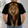 Golden Lion Portrait for Bold Streetwear and Everyday Summer Adventures All-over Print Unisex T-shirt - 6