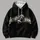 Vintage Football Banner Victory Bound for Game Day Fans and Casual Autumn Wear All-over Print Hoodie (Lightweight) - 4