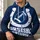 Horseshoe Football Emblem for Game Day and Casual Wear All-over Print Hoodie (Lightweight) - 6