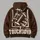 Football Touchdown and Goalpost Emblem for Game Day Fans and Weekend Sportswear All-over Print Hoodie (Lightweight) - 5