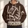 Football Touchdown and Goalpost Emblem for Game Day Fans and Weekend Sportswear All-over Print Hoodie (Lightweight) - 1