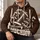 Football Touchdown and Goalpost Emblem for Game Day Fans and Weekend Sportswear All-over Print Hoodie (Lightweight) - 6