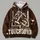 Football Touchdown and Goalpost Emblem for Game Day Fans and Weekend Sportswear All-over Print Hoodie (Lightweight) - 4