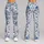 Blue And White Floral Blooms For Yoga, Pilates, And Everyday Outings Leggings - 9
