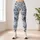 Blue And White Floral Blooms For Yoga, Pilates, And Everyday Outings Leggings - 4