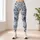 Blue And White Floral Blooms For Yoga, Pilates, And Everyday Outings Leggings - 6