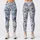 Blue And White Floral Blooms For Yoga, Pilates, And Everyday Outings Leggings - 1