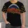 Football Crest With Red Lettering for Game Day, Tailgates, and Sports Fans All-over Print Unisex T-shirt - 4