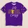 Violet Football Lace Detail for Game Day Style and Spirited Fan Wear All-over Print Unisex T-shirt - 1