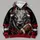 Bison Head and Football Emblem for Game Day Fans and Casual Weekend Wear Gifts All-over Print Hoodie (Lightweight) - 4