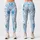 Blue Gingham Daisy Flowers for Yoga, Pilates, and Everyday Activewear Leggings - 3