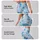 Blue Gingham Daisy Flowers for Yoga, Pilates, and Everyday Activewear Leggings - 8