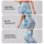 Blue Gingham Daisy Flowers for Yoga, Pilates, and Everyday Activewear Leggings - 2