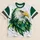 Bold Emerald Eagle Head with Racing Stripes for Outdoor Adventures and Wildlife Lovers All-over Print Unisex T-shirt - 1