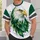 Bold Emerald Eagle Head with Racing Stripes for Outdoor Adventures and Wildlife Lovers All-over Print Unisex T-shirt - 5