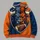 Split-Tone Bull Shield and Football for Game Day, Tailgates and Casual Weekend Wear All-over Print Hoodie (Lightweight) - 5