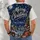 Blue Snowy Christmas Tree and Cabin for Cozy Holiday Gatherings with Family and Friends All-over Print Unisex T-shirt - 4
