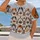 Cute Fall Football Ghosts with Autumn Leaves for Game Day and Cozy Seasonal Cheer Fans All-over Print Unisex T-shirt - 2