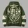 Bison Head and Football for Game Day Spirit and Casual Autumn Wear All-over Print Hoodie (Lightweight) - 5